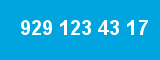 929 123 43 17